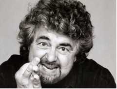 Il comico genovese Beppe Grillo Il comico genovese Beppe Grillo